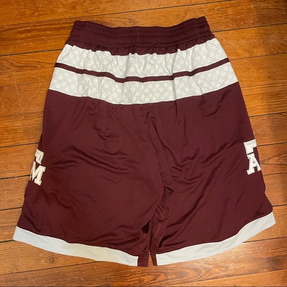 Team Issued Texas A&M Basketball Shorts - Picture 2 of 7